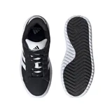 Championes Adidas Grand Court Platform negros con detalles en blanco, suela con plataforma y ajuste con cordones. Inspirados en el estilo deportivo de los años 70.