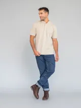 Botín de cuero negro Hush Puppies, con cordones y suela de goma.