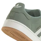 Championes Adidas Campus 00S W color verde con las tres tiras blancas características de la marca.