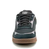 Zapatillas Caterpillar Pause Retro Canvas, color negro con detalles en gris y suela marrón.
