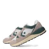 Championes Converse Wave Trainer OX unisex. Capellada de malla y gamuza color beige con detalles en verde. Mediasuela con espuma CX y plantilla de memory foam.