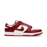 Championes Nike Dunk Bajo Retro, color rojo y blanco.