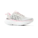 Championes deportivos American Sport Robbie, color gris con detalles en rosa y suela blanca.