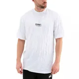 Remera blanca de corte holgado con logo de Puma estampado en el pecho.