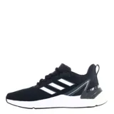 Championes Adidas Response Super 2.0, color negro con detalles en blanco y gris.