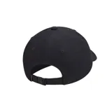 Gorra de béisbol negra con logo "CONS" bordado en el frente.