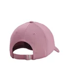 Gorra Under Armour negra con logo bordado en blanco.