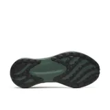 Zapatillas de running Merrell Morphlite de color beige con detalles en verde y negro.
