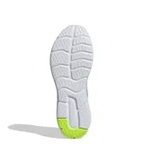 Championes Adidas Cloudfoam Move grises con detalles en blanco y amarillo neón. Capellada de malla transpirable, entresuela Cloudfoam para mayor amortiguación y suela de goma para mayor tracción.