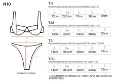 Conjunto de bikini blanco con estampado floral en tonos marrones y negros. El corpiño es de corte clásico con breteles anchos y la bombacha es colaless.