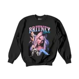 Buzo negro de algodón con estampado de Britney Spears.