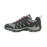 Zapatillas de senderismo impermeables, con parte superior de gamuza y malla, y plantilla contorneada para soporte flexible.