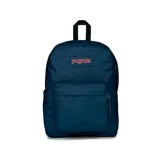 Mochila Jansport modelo Beyond Pack, color azul marino, con compartimento principal amplio, bolsillo frontal con cierre y correas acolchadas.