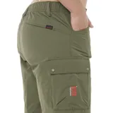 Bermuda Rip Curl Boardwalk Search Volley color verde con bolsillos laterales y traseros.