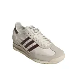 Championes Adidas SL 72 OG W, color crema con detalles en marrón y beige. Diseño clásico con las tres tiras laterales en marrón y suela texturizada.