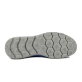 Zapatillas de running color azul con detalles en negro, diseñadas para comodidad y rendimiento.