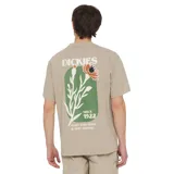 Remera color beige con logo Dickies estampado en blanco en el pecho.