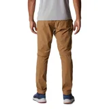 Pantalón de senderismo color caqui, repelente al agua y resistente a las manchas, con tejido elástico en dos direcciones. Cuenta con cinturón integrado removible, bolsillos laterales, bolsillo de seguridad con cremallera, bolsillo cargo, pernera con ceñidor en el dobladillo, bolsillos traseros, trabilla multiuso para el cinturón y malla de ventilación en la parte posterior de las rodillas.