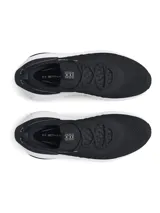 Championes Under Armour UA W Phantom 4, color negro con detalles blancos, para mujer.