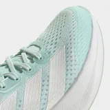 Championes de running Adidas Duramo Speed 2, color verde agua con detalles en blanco.