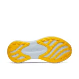 Zapatillas de running Merrell Morphlite para mujer, color azul con detalles en amarillo y blanco.