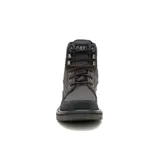 Bota de caña media Caterpillar Colorado 2.0 Canvas para hombre, color gris oscuro, con cordones y suela de goma.