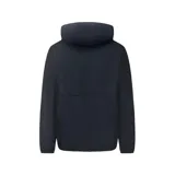 Campera con capucha Hurley Mountain Full Zip, color azul marino, con cierre frontal, bolsillos laterales con cierre y logo de la marca estampado en el pecho.