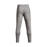 Pantalón de jogging Under Armour Rival Terry para hombre, color azul marino, con logo bordado en blanco en la pierna izquierda y cordón de ajuste blanco en la cintura.