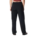 Pantalón cargo verde oliva de corte recto, con cintura elástica ajustable con cordón, bolsillos laterales y bolsillos cargo con cierre.