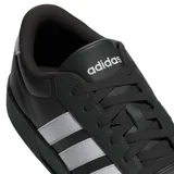 Championes Adidas Breaknet 3.0 de hombre, color negro con las tres tiras blancas.