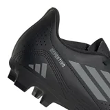 Championes de fútbol Adidas Flexible Ground III, color negro con detalles en gris.
