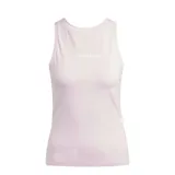 Musculosa de mujer rosa, con logo de Adidas en el pecho y diseño ajustado.