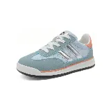 Zapatillas deportivas Le Groupe de dama, color beige con detalles en marrón y dorado.