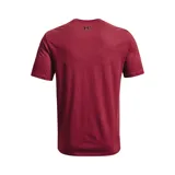 Remera celeste de Under Armour, corte clásico, mangas cortas y logo estampado en el pecho.