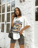 Calza corta de lycra con estampado animal print.