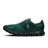Championes urbanos On Running Cloud 6, color verde oscuro.