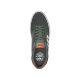 Zapatillas de skate color verde y detalles en naranja, con plantilla de EVA y suela de goma 400NBS.