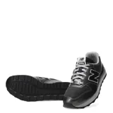 Championes New Balance modelo 996, color gris oscuro metalizado, con detalles en gris claro y blanco. Presentan el logo "N" en negro con borde blanco y cordones grises.