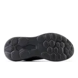 Championes de running New Balance 411v3, color negro, con suela Ground Contact EVA y almohadillas de goma.
