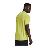 Remera deportiva Under Armour Tech 2.0 de hombre, color gris jaspeado con logo negro en el pecho.