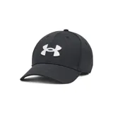 Gorro Under Armour modelo Blitzing, color negro con logo blanco bordado en el frente.