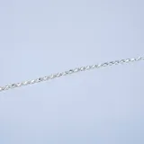 Pulsera de plata 925 con eslabones tipo soga.