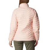 Campera ligera para mujer con tecnología Omni-Heat reflectante, con cierre frontal, bolsillos con cierre y dobladillo ajustable.