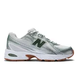 Championes New Balance 740 de hombre, color gris, blanco y verde.