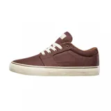 Championes Etnies Barge LS negros con detalles en marrón y suela blanca.