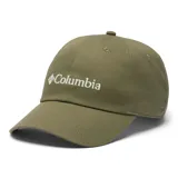 Gorra de béisbol Columbia Provisions Ball Cap color verde oliva con logo bordado en blanco. Ajuste con velcro en la parte posterior.