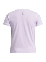 Remera deportiva negra de manga corta, marca Under Armour, modelo Launch Shortsleeve.