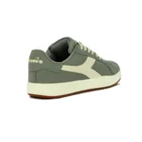 Championes urbanos Diadora Court XL Lifestyle, color gris con detalles en beige.