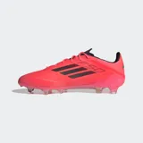 Championes de fútbol Adidas F50 Elite color rosa con detalles en negro.