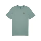 Remera verde agua de corte clásico con logo de Puma estampado en el pecho.